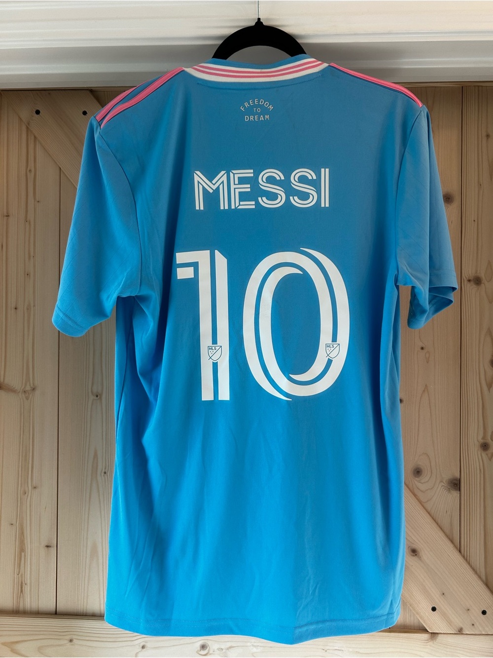 Lionel Messi #10 Miami International Short Sleeve Soccer Jersey - Blue